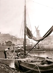 Barca sul canale, Rotterdam, 1898