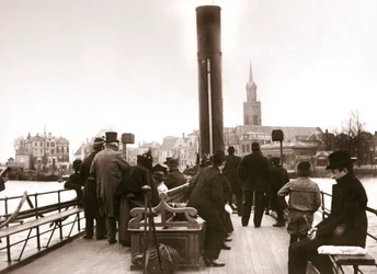 Passeggeri del traghetto, Laandam, 1898