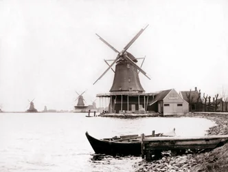 Mulini a vento, Laandam, Paesi Bassi, 1898