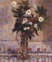 Fiori in un Vaso di Vetro