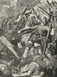 Morte di Harold nella Battaglia di Hastings