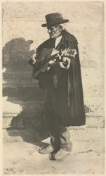 Camera Work: Un musicista cieco - Granada, 1914