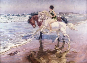 Una cavalcata sulla spiaggia