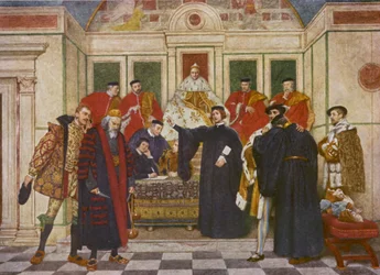 Il Mercante di Venezia di Shakespeare: Shylock, Portia, Bassanio, Antonio, Gratiano e Nerissa