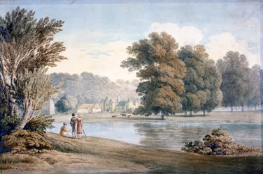 Castello di Allington, presso Maidstone, Kent, XIX secolo