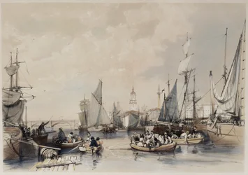 Il Porto di Londra, 1834