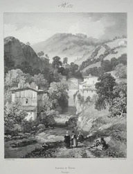 Viaggi pittoreschi e romantici nella vecchia Francia. Alvernia: Cascate di Thiers