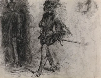 Spagnolo in piedi nell