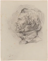 Il pittore Eugène Delacroix