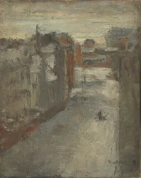 La Van Iseghemlaan nella neve