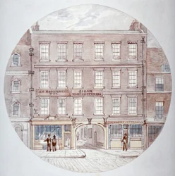 22 e 23 Farringdon Street, Città di Londra, c. 1855