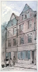 Case in Blackhorse Alley, Fleet Street, City of London