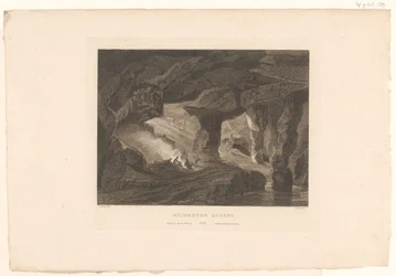 Vista sulla cava di Gilmerton, vicino a Edimburgo