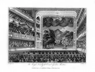 La Famiglia Reale al Covent Garden Theatre, Londra, 1804