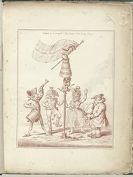 Pagina del titolo della serie Hollandia Regenerata, 1795