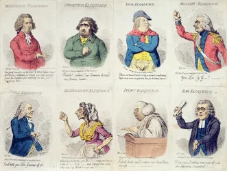 8 vignette che raffigurano l