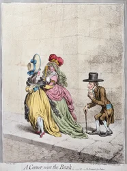 Un angolo vicino alla banca, o Un esempio per i padri, pubblicato da Hannah Humphrey