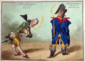 Un gentiluomo francese della corte di Luigi XVI e un gentiluomo francese della corte di Egalite, pubblicato nel 1799