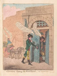 Cittadini in visita alla Bastiglia, pub. 1799