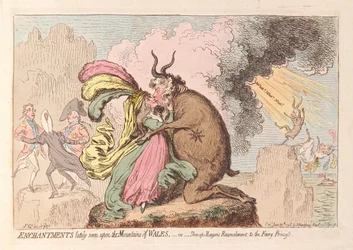 Incantesimi visti di recente sulle montagne del Galles o la riconciliazione di Shon-ap Morgan con la principessa delle fate, pub. 1796