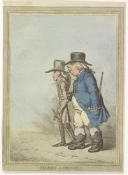 Caricatura di Guglielmo V, 1797 (Pylades & Orestes)