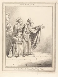I membri del Consiglio dei Cinquecento. Abiti francesi n. 3