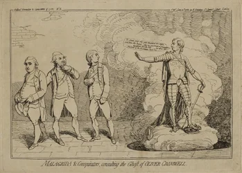 Malagrida e Cospiratori, Consultando il Fantasma di Oliver Cromwell, pubblicato il 10 giugno 1782
