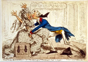 "Ravvedimento politico - O la vecchia signora di Threadneedle Street in pericolo!".