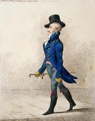 Ritratto di un uomo, pubblicato da Hannah Humphrey nel 1803