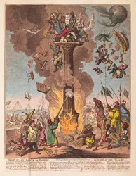 Assedio della Colonna di Pompeo, Scienza alla gogna, pub. 1799