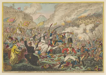 Patrioti spagnoli che attaccano i banditi francesi - Leali britannici che danno una mano, 15 agosto 1808