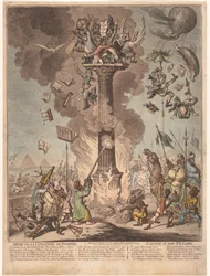 Caricatura della spedizione francese in Egitto, 1799