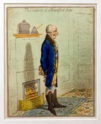 I comfort di una stufa Rumford, pub. da Hannah Humphrey, 1800