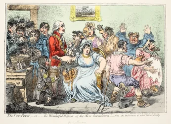 La vacca vaccina o meravigliosi effetti della nuova inoculazione! Vide le pubblicazioni della società anti-vaccino, pub da H. Humphreys