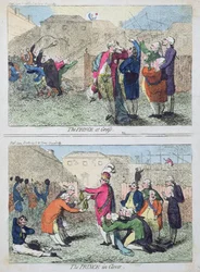 Il principe al pascolo e Il principe nel trifoglio, pubblicato da S.W. Fores nel 1787