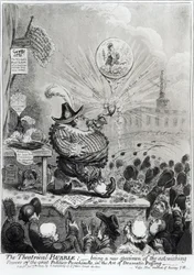 La bolla teatrale... pubblicata da Hannah Humphrey (fl.1778-1822) 1805