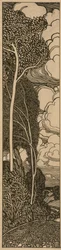Paesaggio con alberi