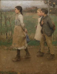 Compagni di scuola, 1884 circa (olio su tela)