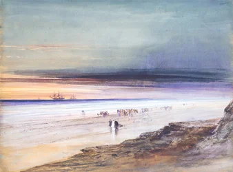 Scena di spiaggia, ca. 1865