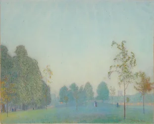 Scena di parco e torre, 1912