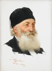Studio di un gentiluomo barbuto, 1889