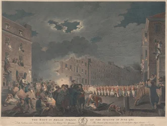 La rivolta in Broad Street il sette giugno 1780