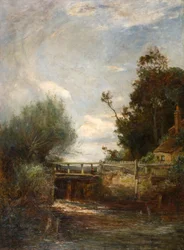 La chiusa sul fiume Colne