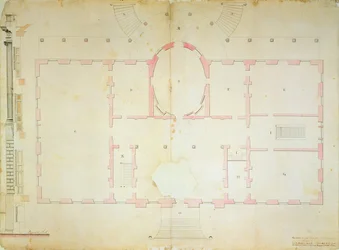 Piano della Casa dei Presidenti, Washington, 1792