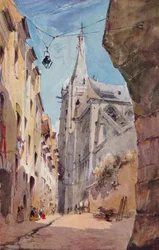 La chiesa di San Séverin, Parigi