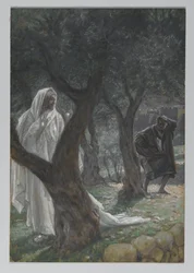 Apparizione del Signore a San Pietro, illustrazione da La vita di Nostro Signore Gesù Cristo, 1886-94