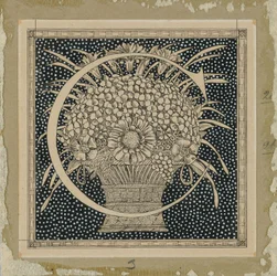 Lettera Maiuscola C, illustrazione da La Vita di Nostro Signore Gesù Cristo