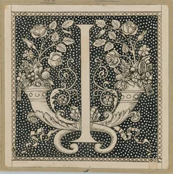 Lettera Maiuscola I, illustrazione da La Vita di Nostro Signore Gesù Cristo
