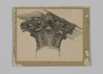 Capitello dalla Moschea di El-Aksa, illustrazione da La Vita di Nostro Signore Gesù Cristo