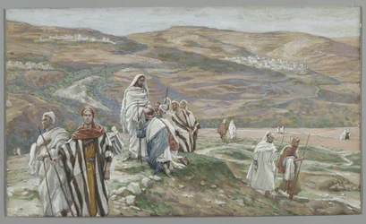 Li mandò a due a due, illustrazione da La vita di Nostro Signore Gesù Cristo, 1886-96
